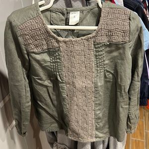 Carters Olive Green Shirt